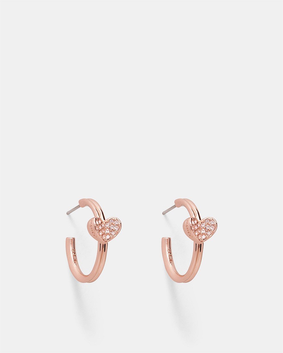 Heart To Heart Hoop Earrings