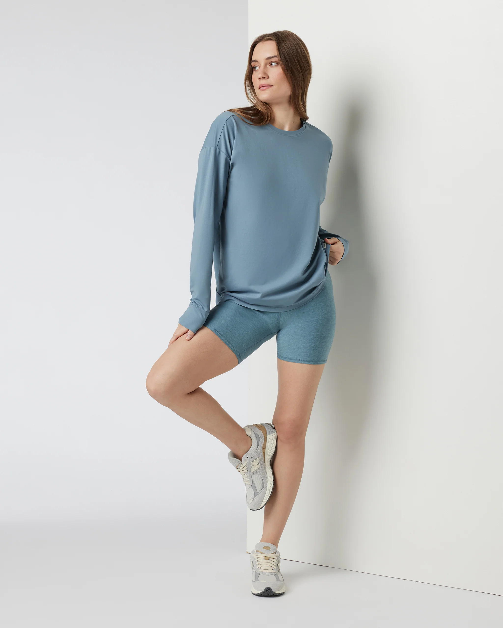 Long-Sleeve Feather Tee