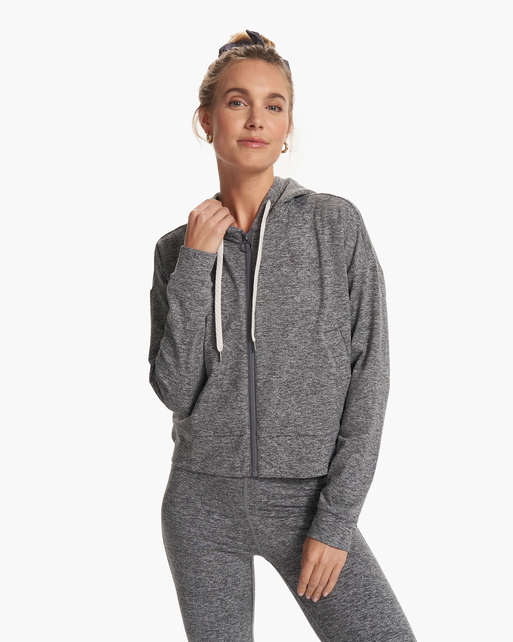 Granite Cropped Hoodie