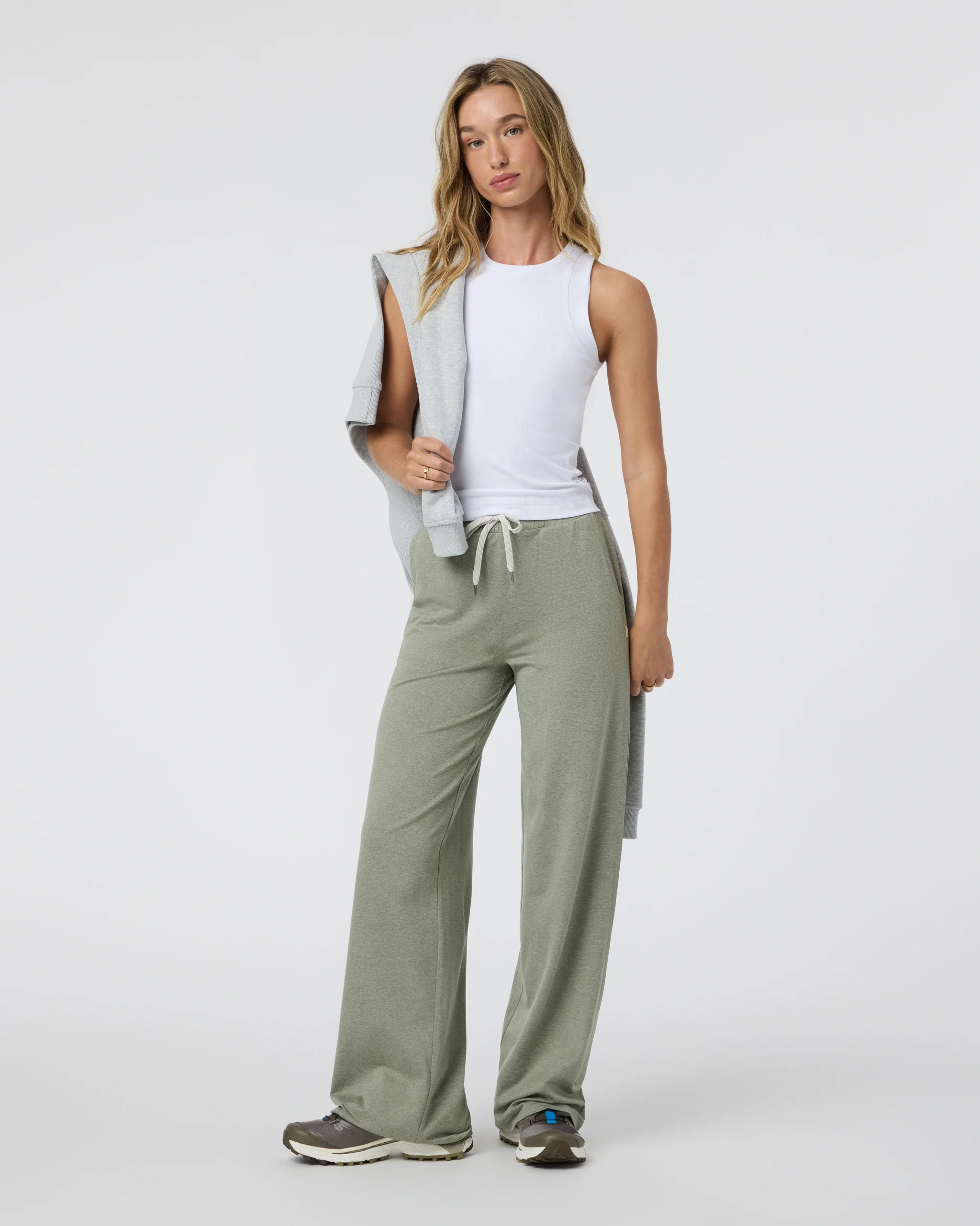 Halo Essential Wideleg Pant - Long