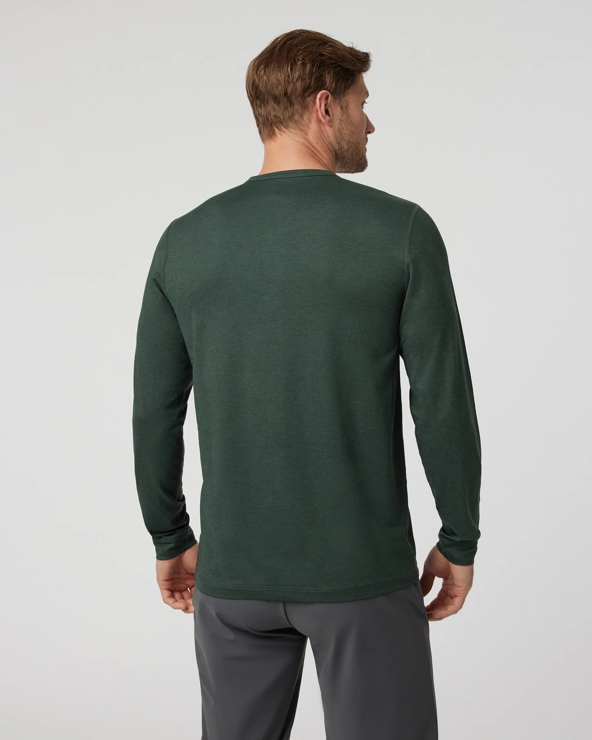 Long-Sleeve Ease Performance Henley