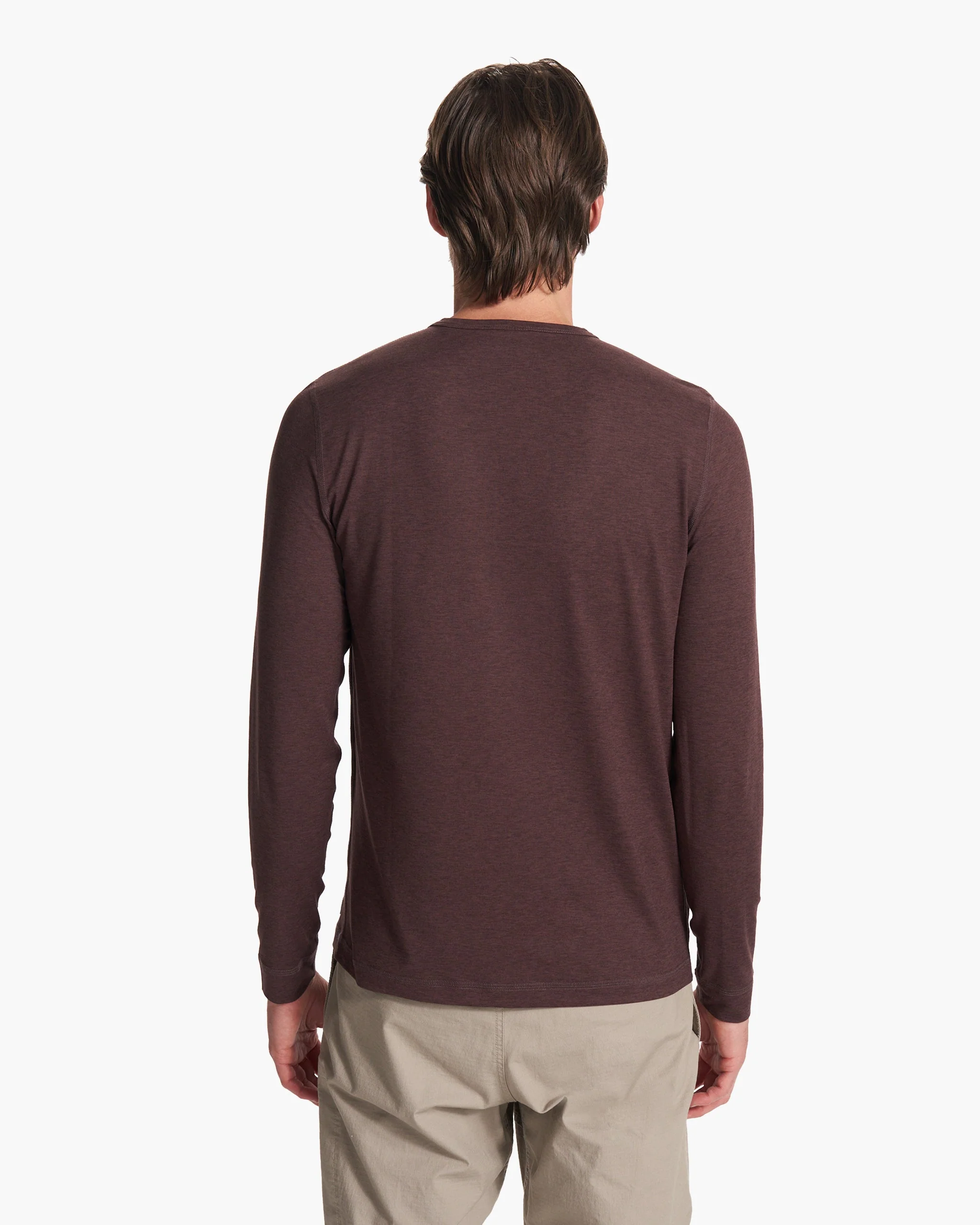 Long-Sleeve Ease Performance Henley