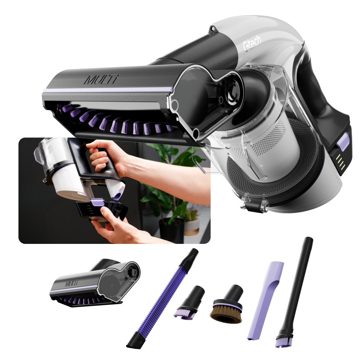 Multi Platinum Cordless Handheld Vacuum