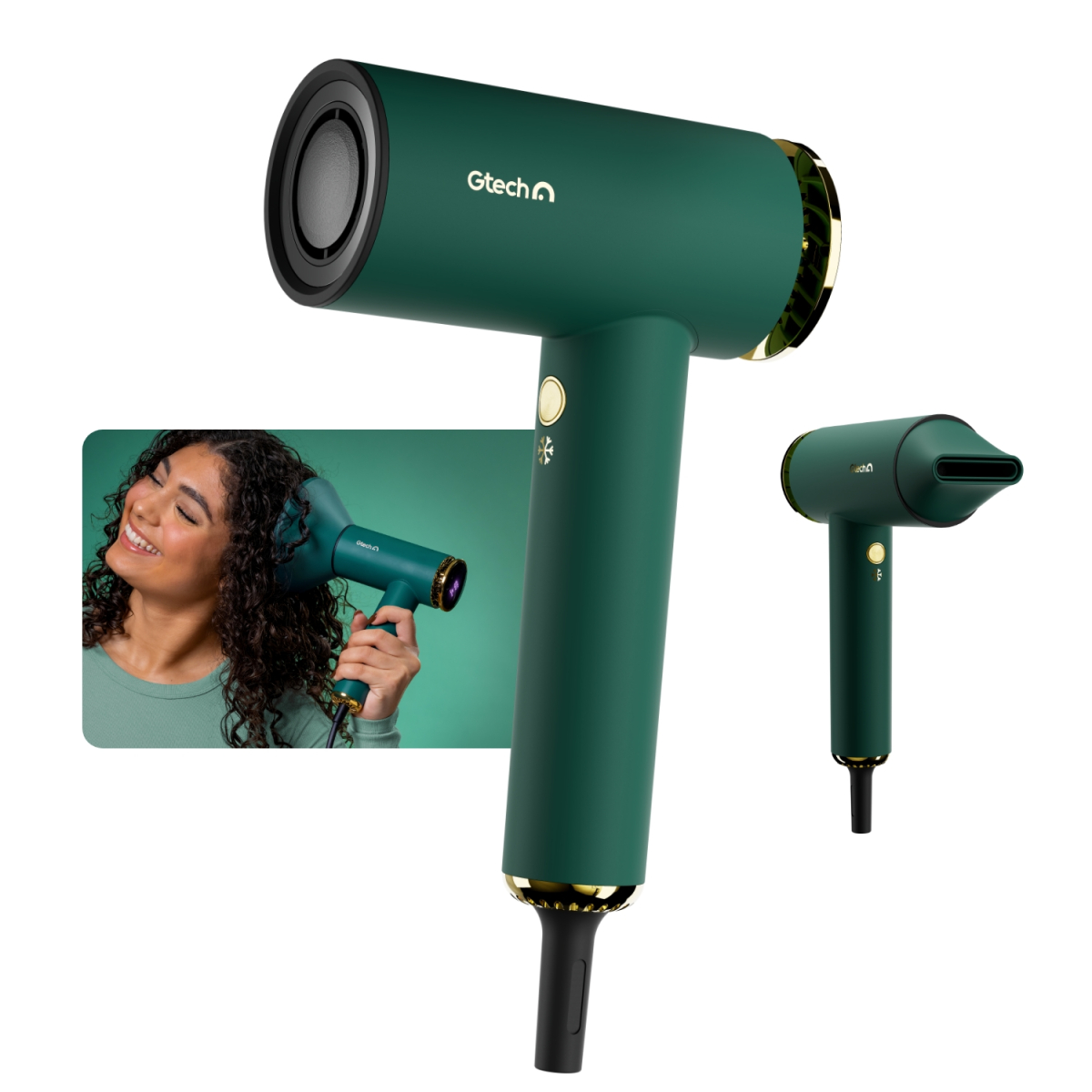 DryOnic Ionic Fast Drying Hair Dryer (Teal)
