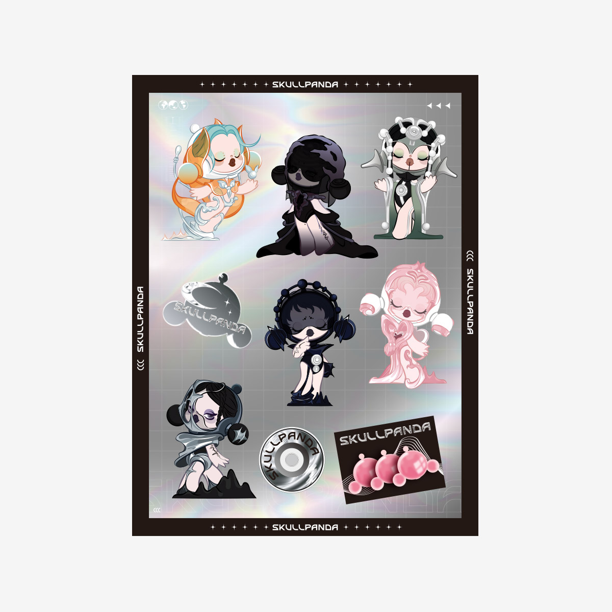 SKULLPANDA The Sound Series-Stickers