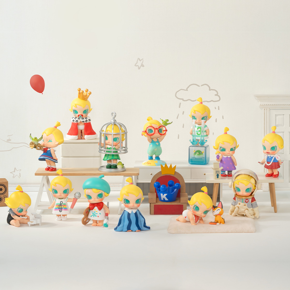 Baby Molly When I was Three!Series Figures