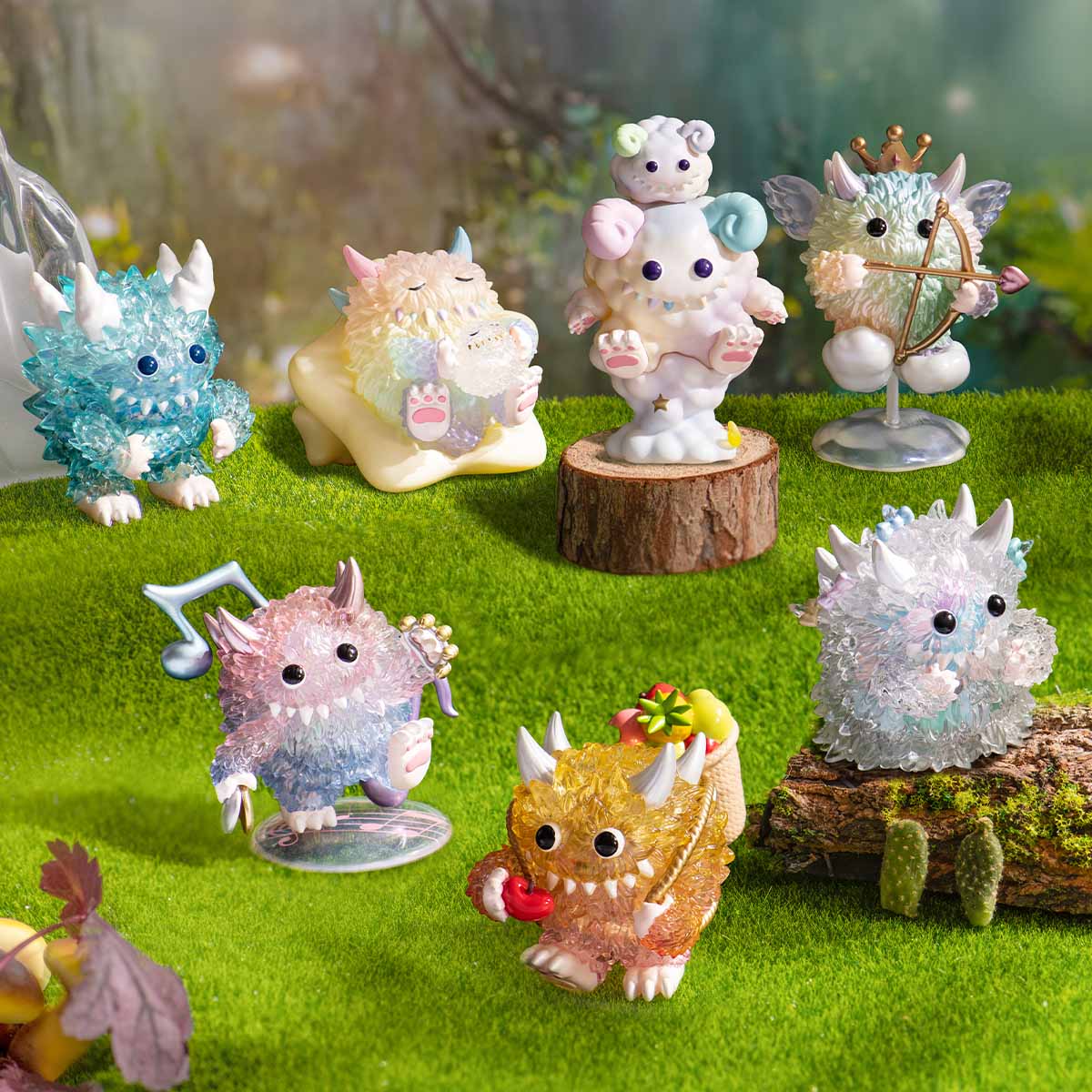INSTINCTOY Monster Fluffy Joyful Life Series