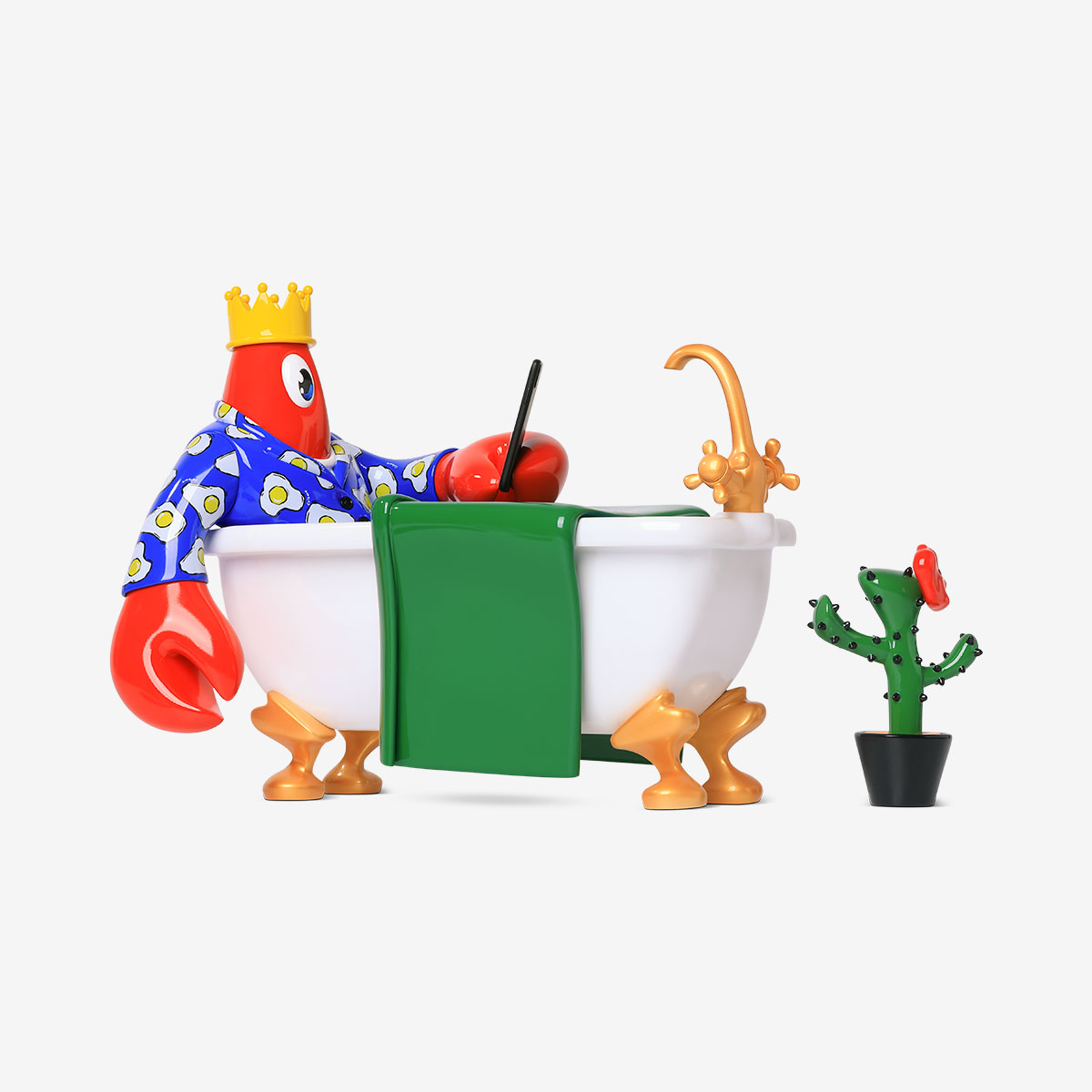 PHILIP COLBERT Leisure Time-Lobster Bath Tub Figurine