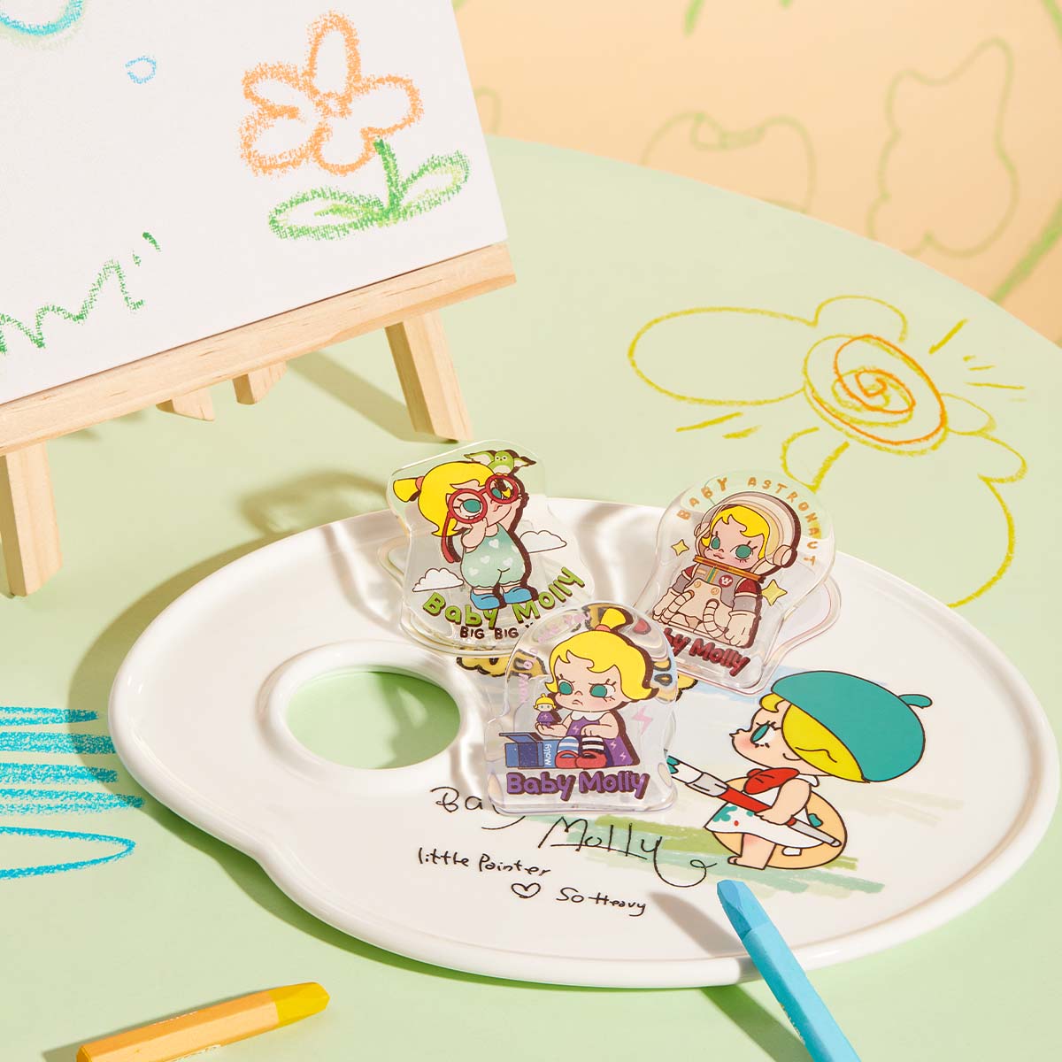 Baby Molly When I was Three! Series-Acrylic Clip Blind Box