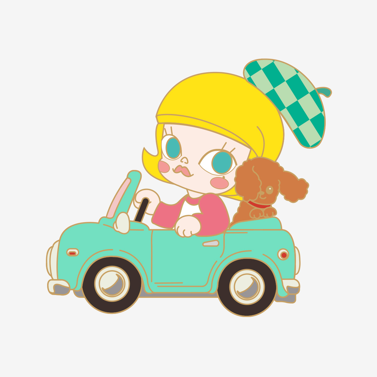 MOLLY Car Car Series-Badge Blind Box