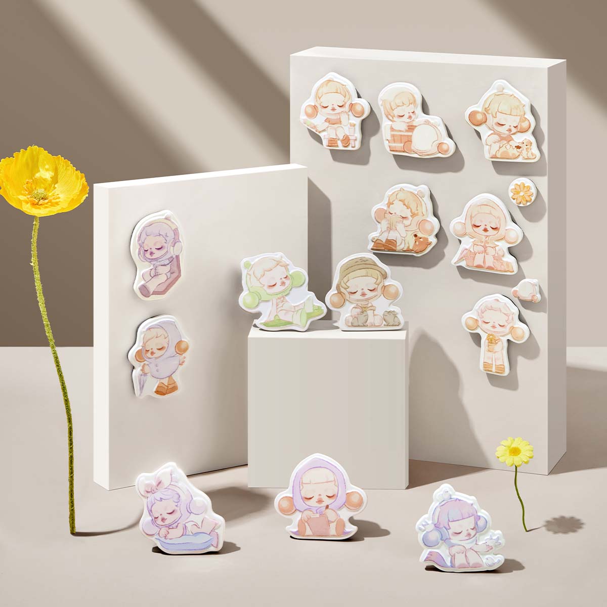 SKULLPANDA WARMTH Series-Fridge Magnet Blind Box