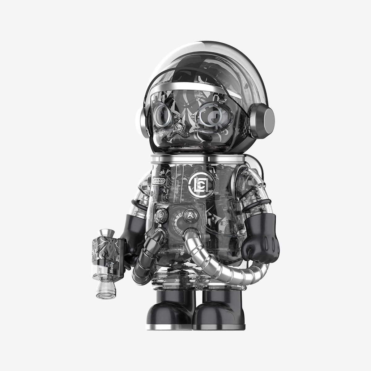 MEGA SPACE MOLLY 400% CLOT-Black Alienegra Set