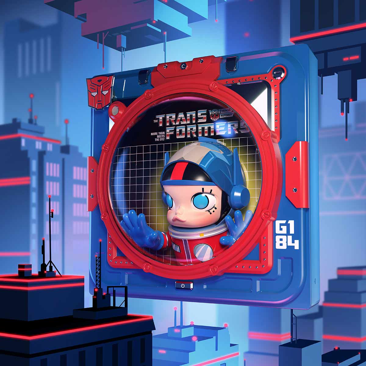 MEGA SPACE MOLLY Optimus Prime《IN SPACE》3D Painting