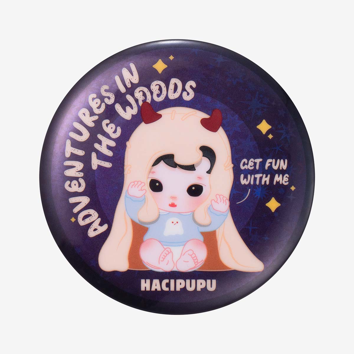 HACIPUPU Adventures In The Woods Series-Tinplate Badge Blind Box