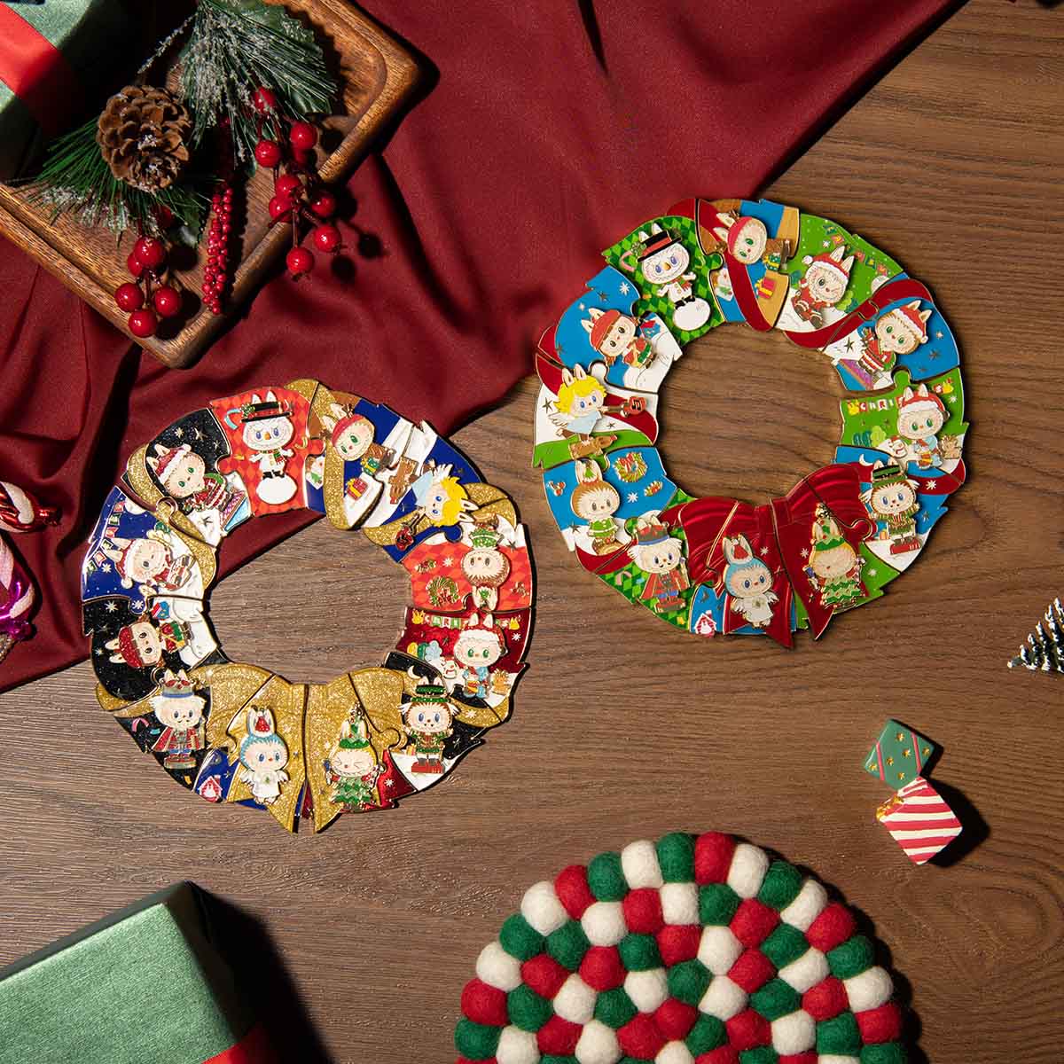 THE MONSTERS Let's Christmas Series-Fridge Magnet Blind Box