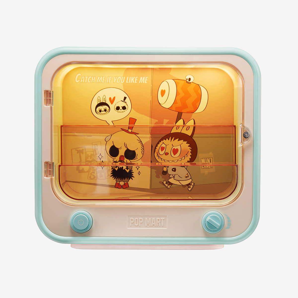 THE MONSTERS Catch Me If You Like Me Series - TV Set Luminous Display Container