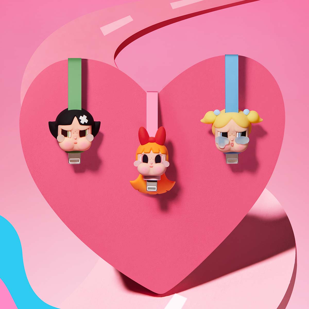 CRYBABY x Powerpuff Girls Series-Cable Blind Box (iPhone)