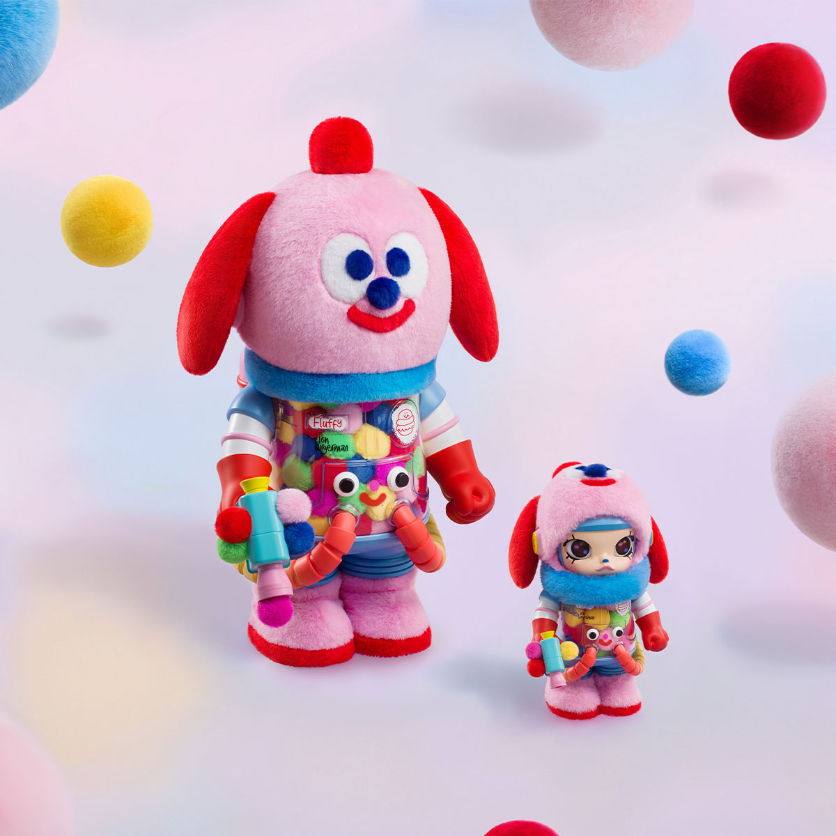 MEGA SPACE MOLLY 400% Jon Burgerman