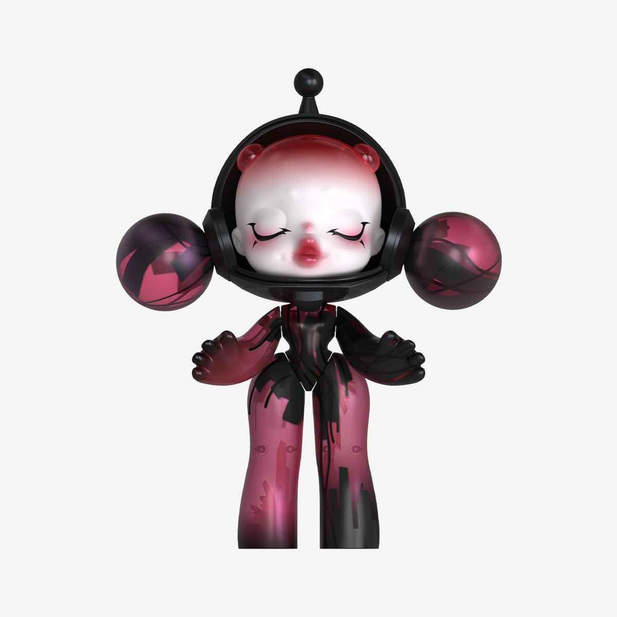 MEGA α SKULLPANDA 400% Red Crystal