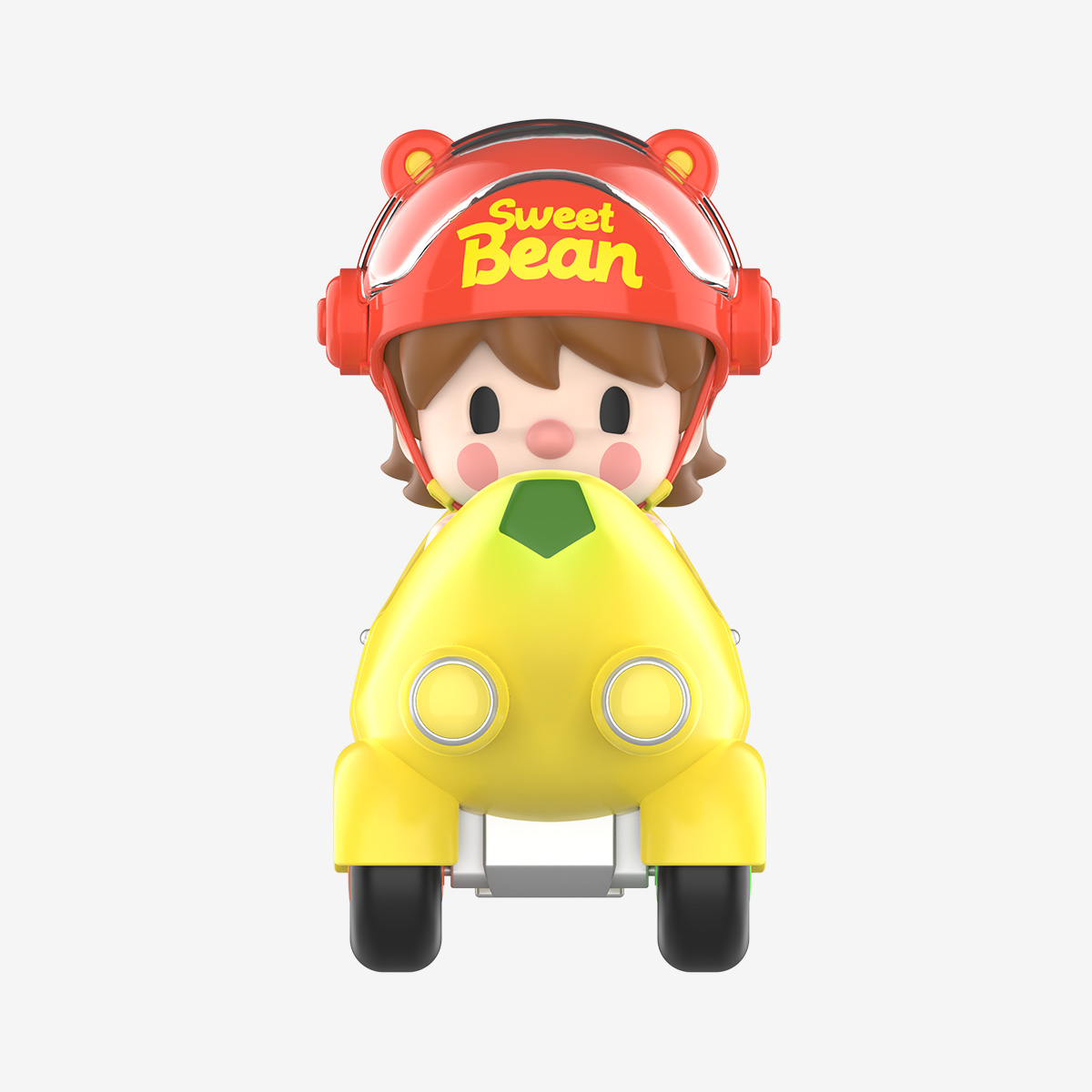 Sweet Bean Banana Chocolate Car Figurine