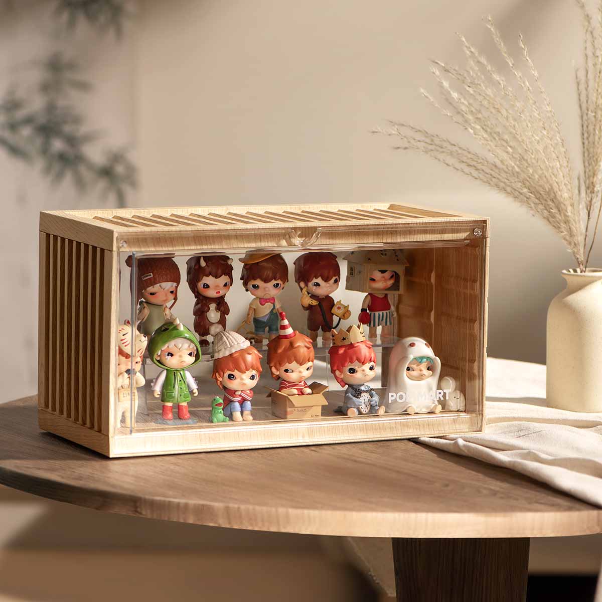 POP Wood Assembly Figurine Display Box