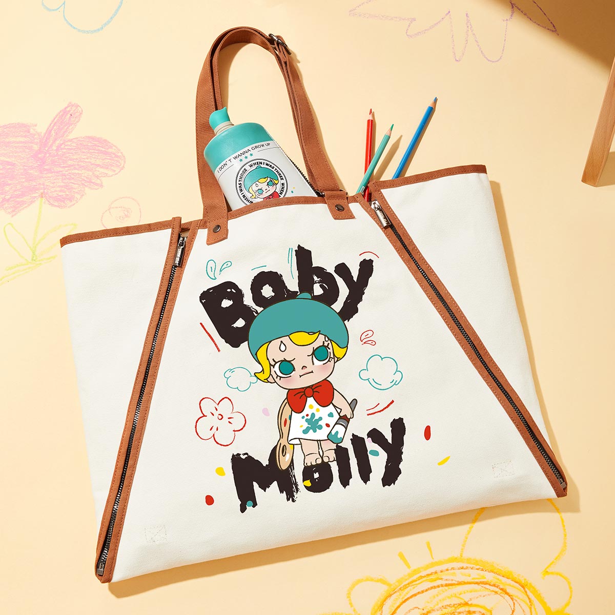 Baby Molly When I was Three! Series-Shoulder Bag