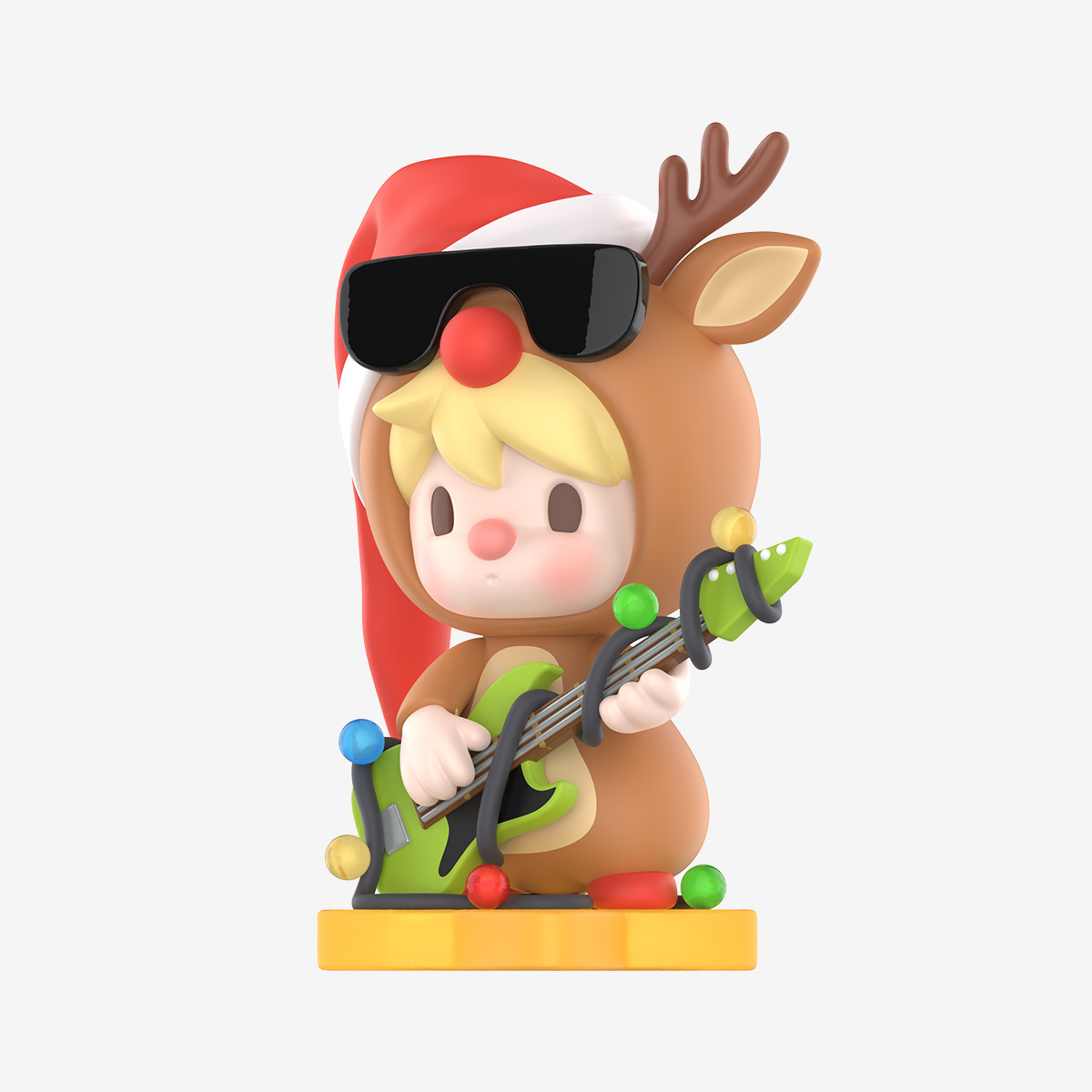 Sweet Bean Rock Reindeer Figure