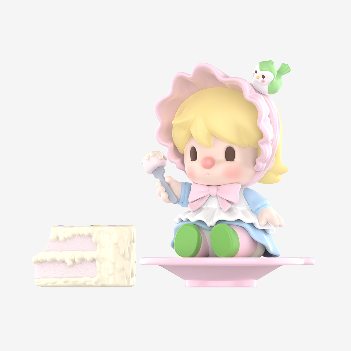 Sweet Bean Travelling During Flower Season Figure