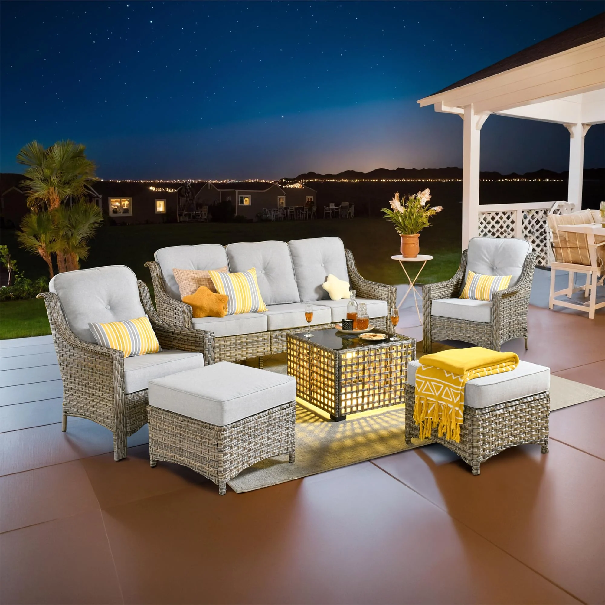 Ovios Conversation Set 6-Piece PAD Series