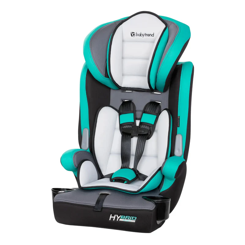 3-in-1 Lightweight Combination Booster Car Seat with Adjustable Height Positions, Side Impact Protection & Comfortable Arm Rests