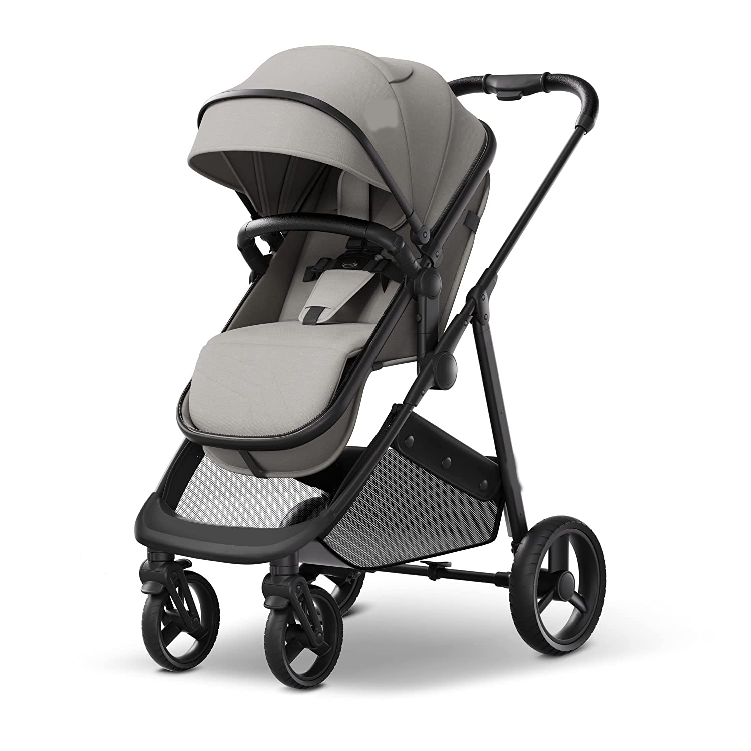 Convertible Baby Stroller with Bassinet Mode - Foldable Infant Stroller to Explore More as a Family - Toddler Stroller with Reversible Stroller Seat