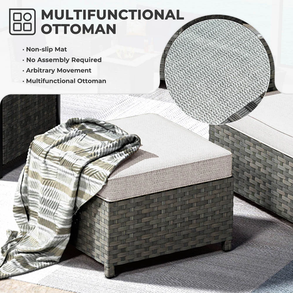 Ovios Patio Furniture Set New Rimaru 6-Piece, Fully Assembled