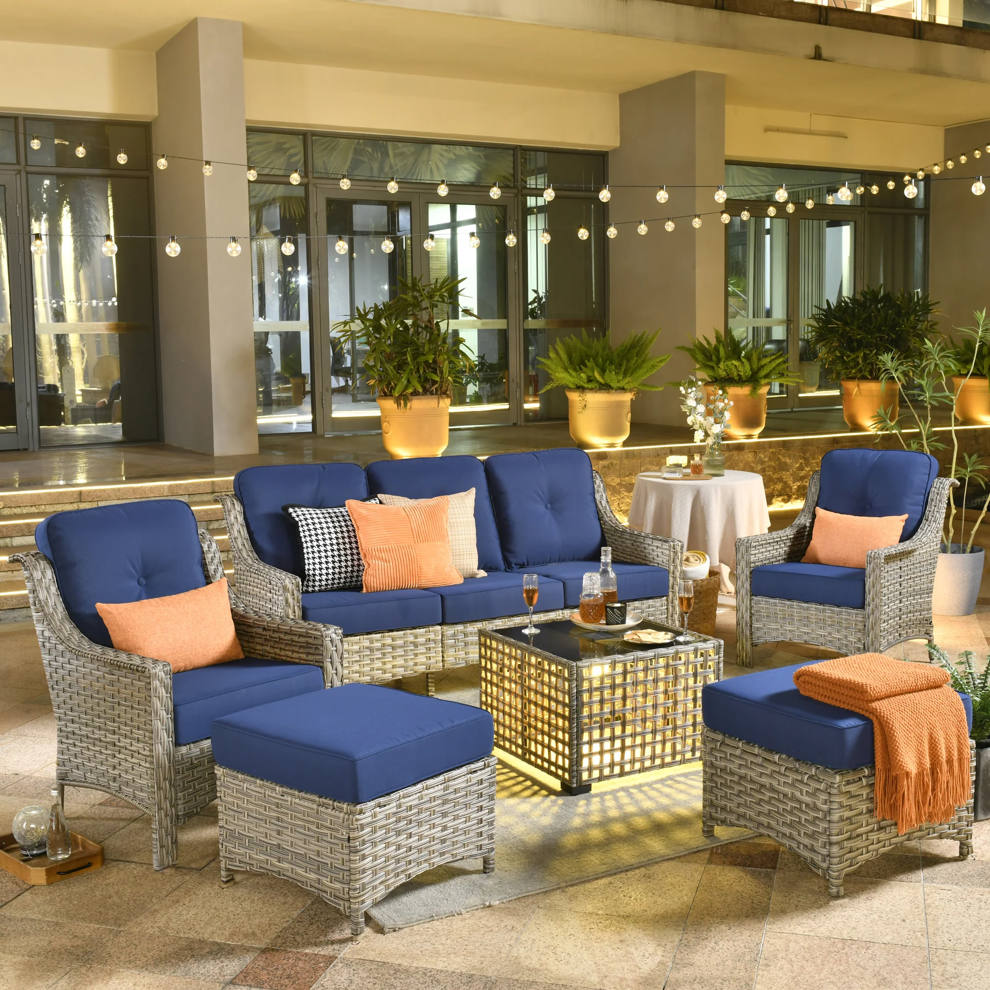 Ovios Conversation Set 6-Piece PAD Series