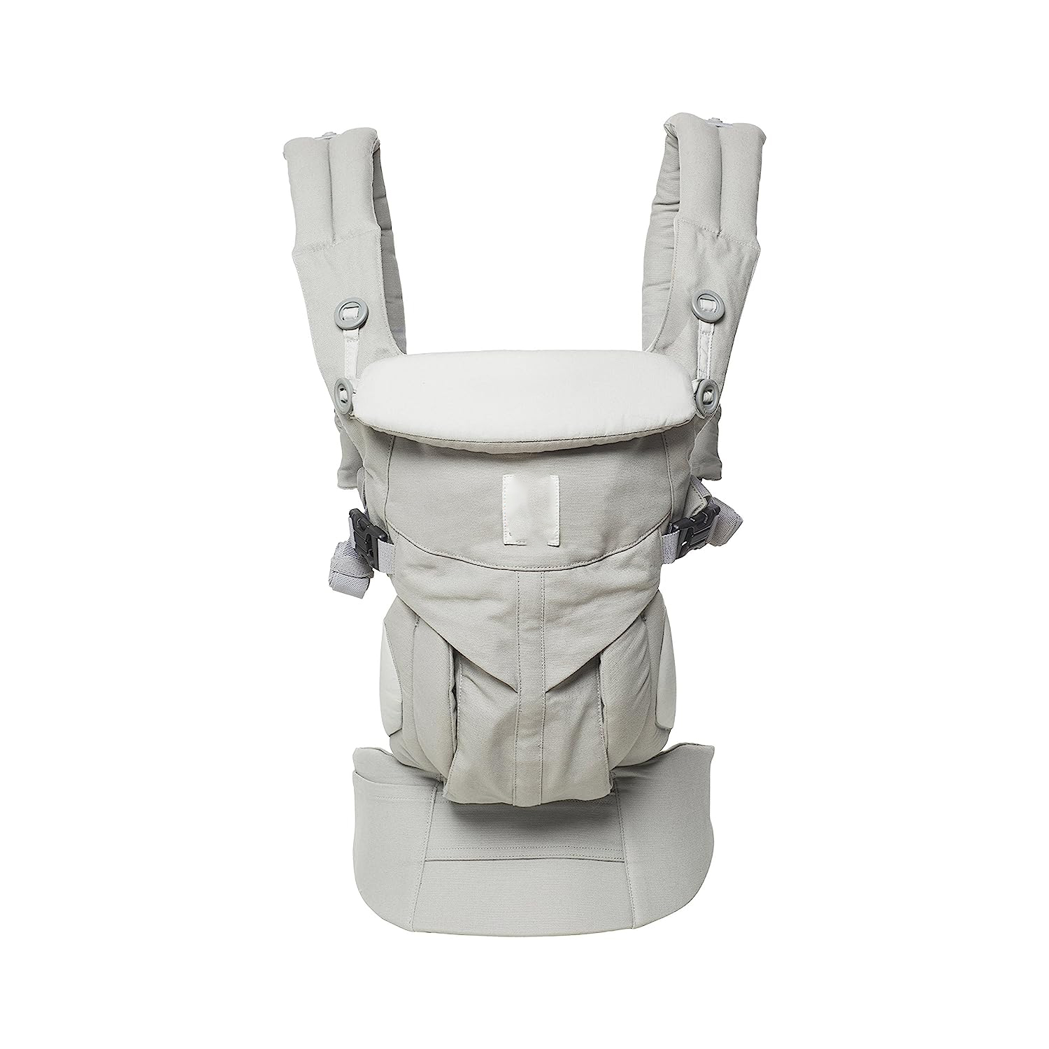 360 All-Position Baby Carrier for Newborn to Toddler with Lumbar Support (7-45 Pounds), Pearl Grey, One Size (Pack of 1)