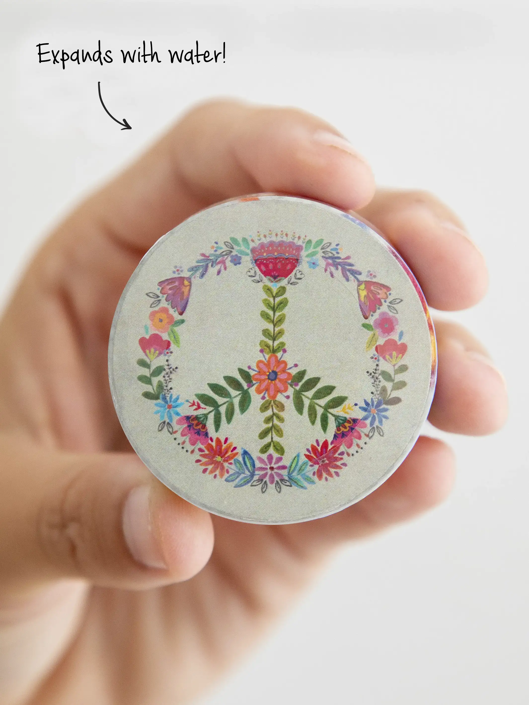 So Soft Washcloth - Peace Sign