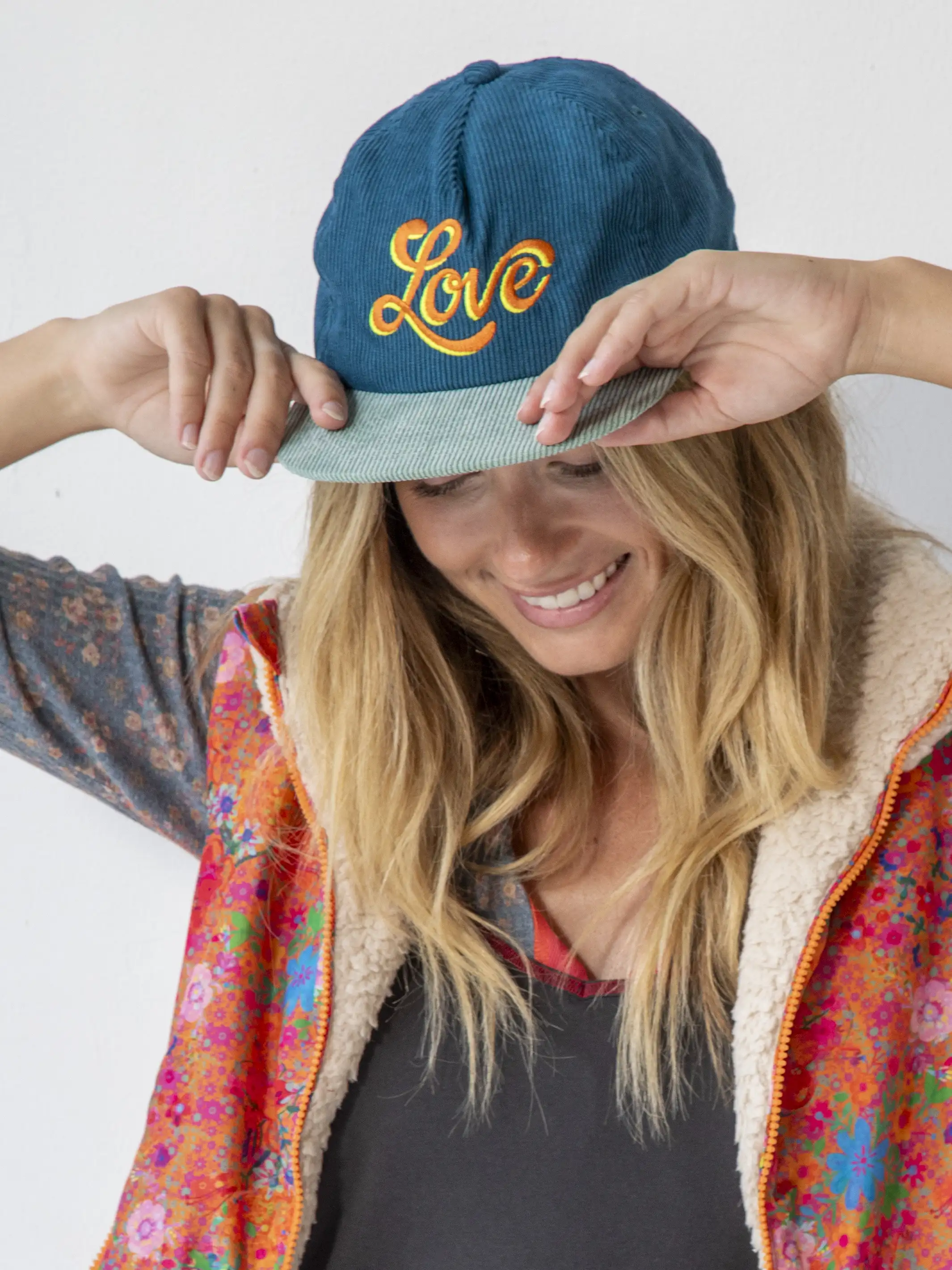 Corduroy Snapback - Love
