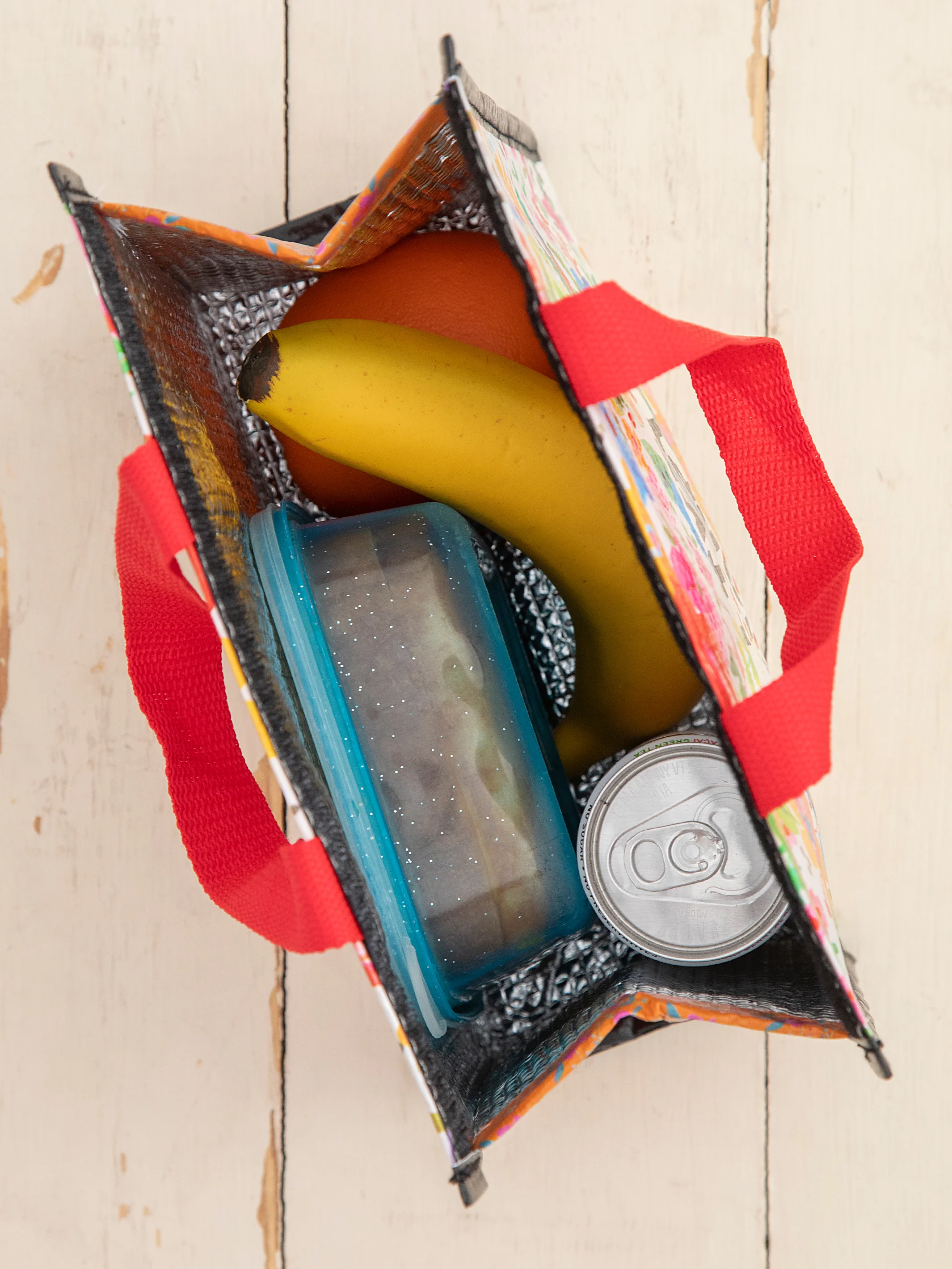 Insulated Lunch Bag - Rainbow Border