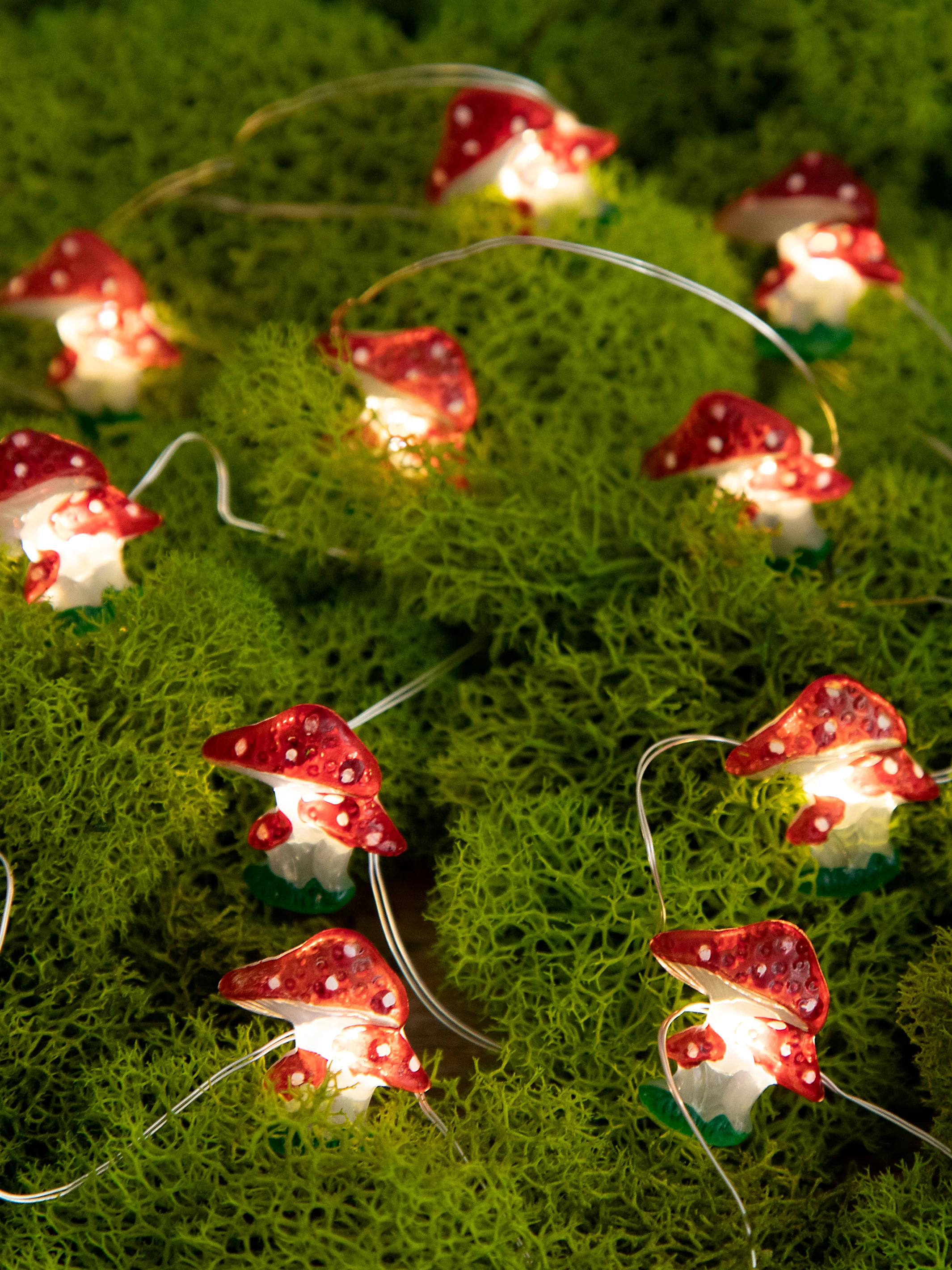 Mushroom LED String Lights