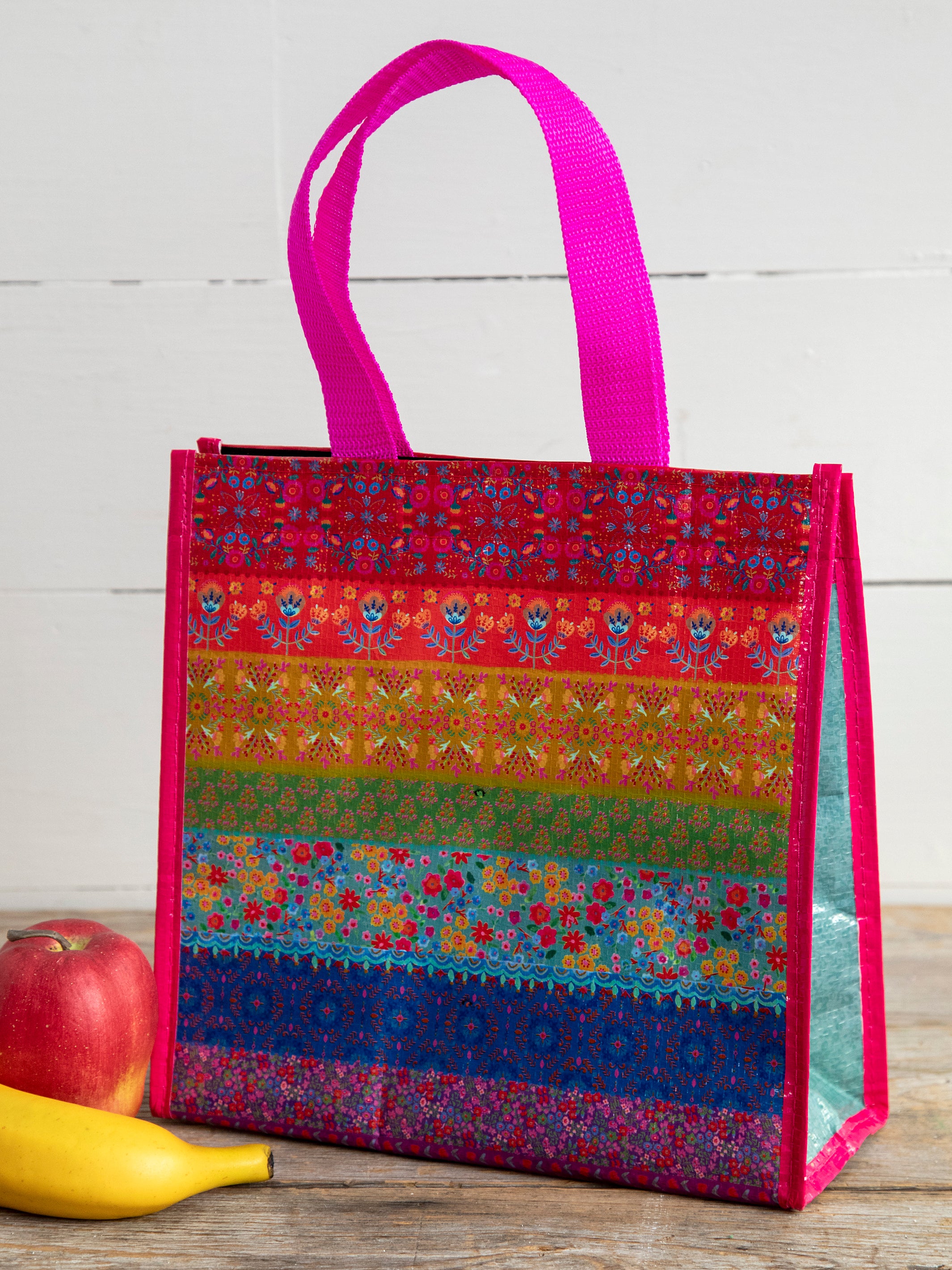Insulated Lunch Bag - Rainbow Border