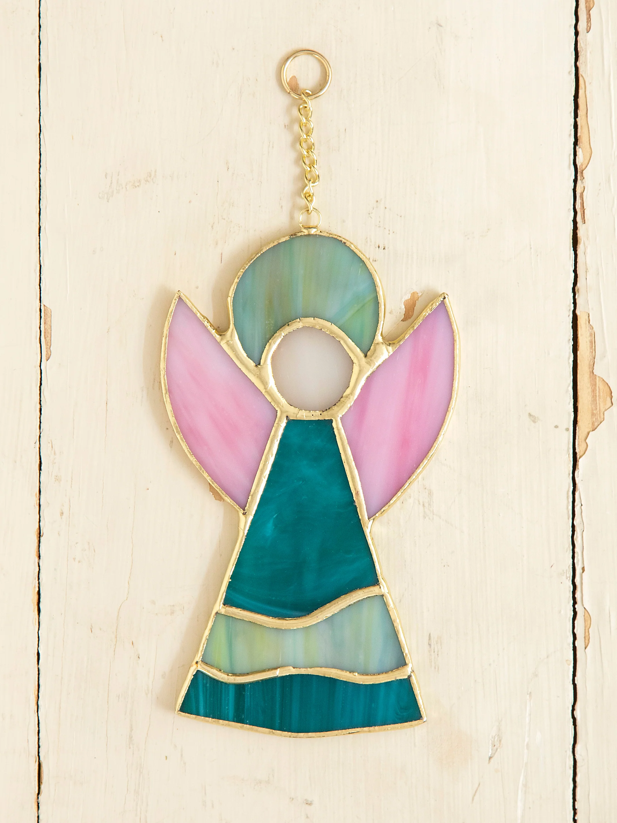 Stained Glass Window Hanging - Angel