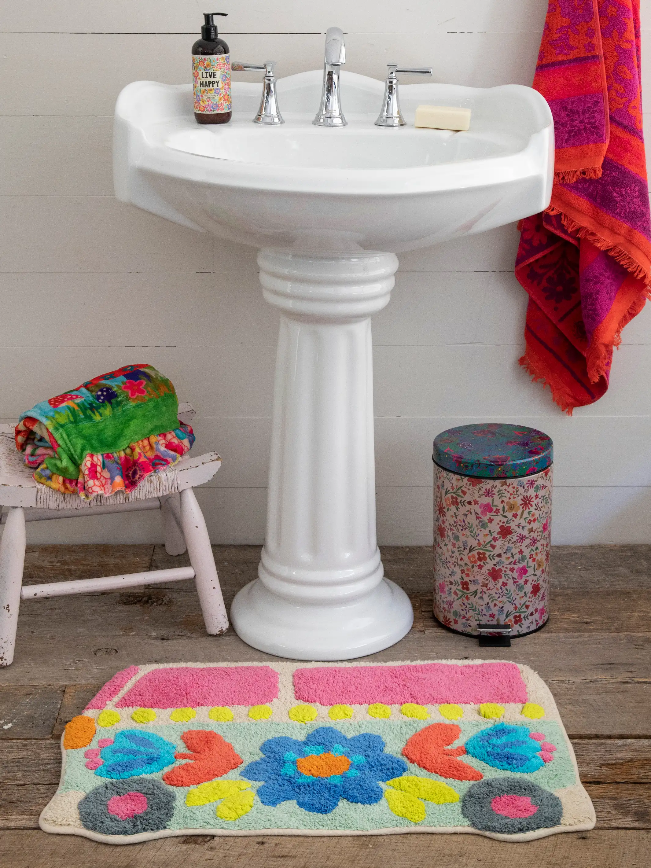 Tufted Cotton Bath Mat - Van