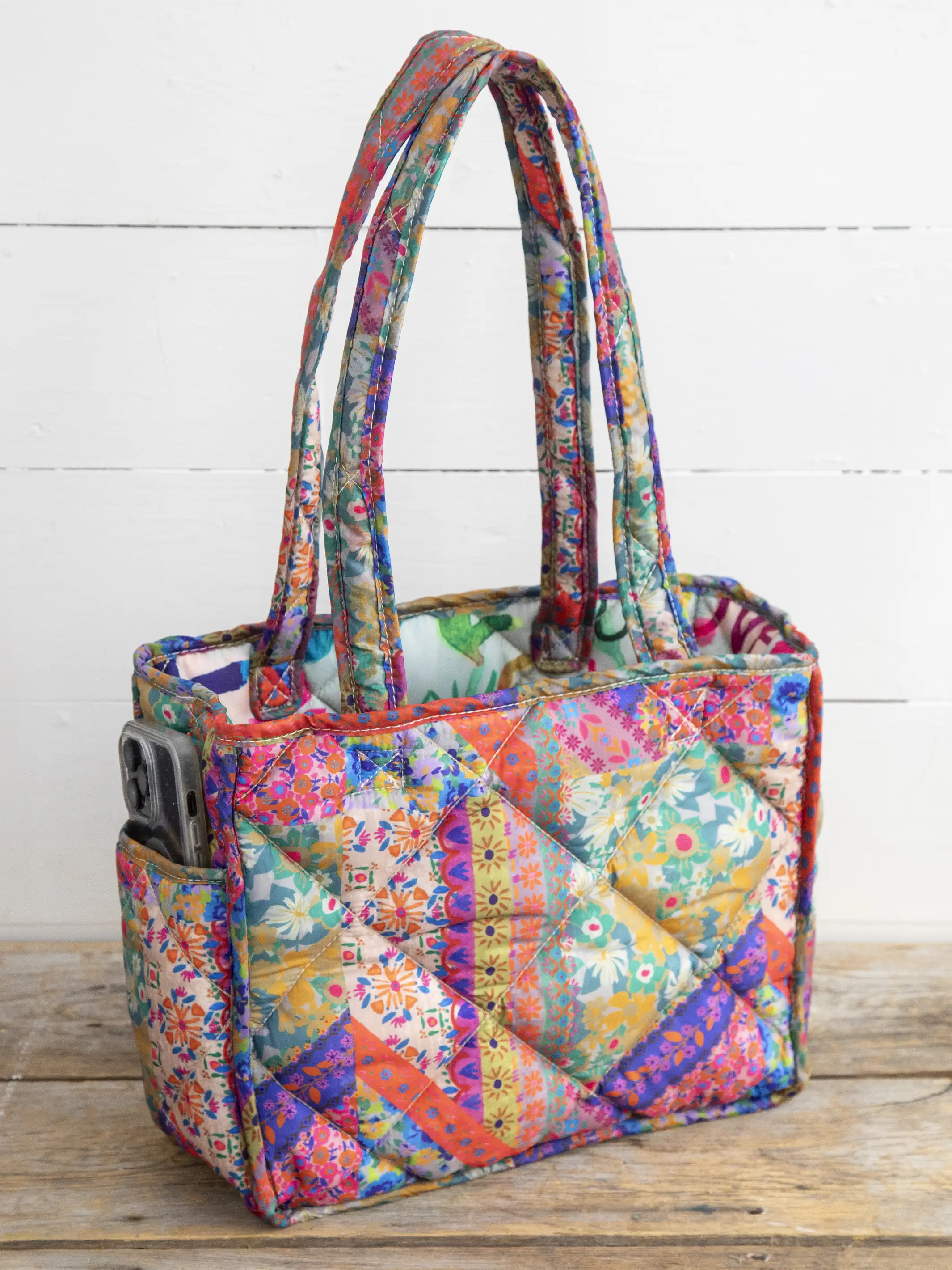 Reversible Puffy Tote - Medium, Love