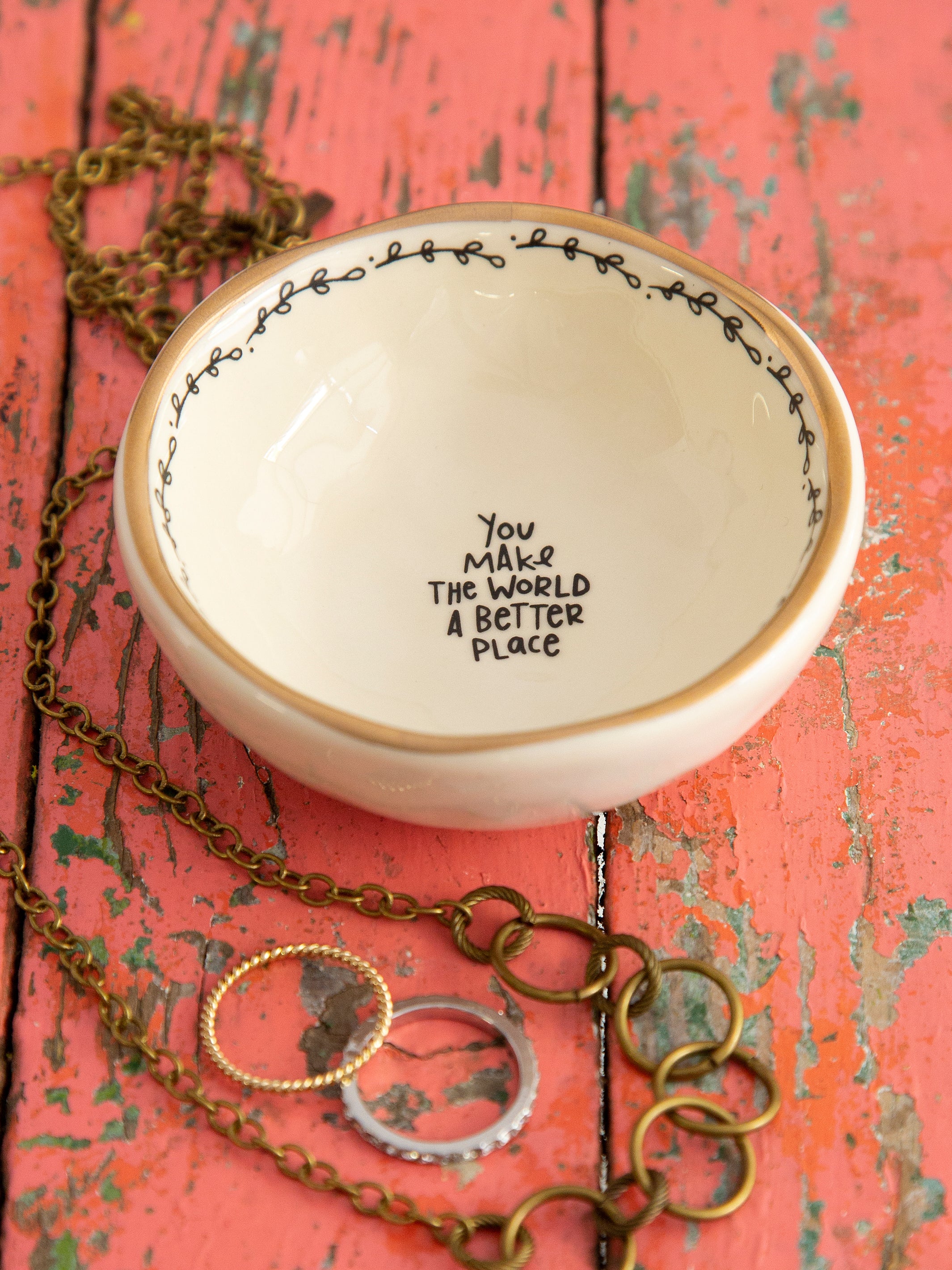 Ceramic Giving Trinket Bowl - World Better