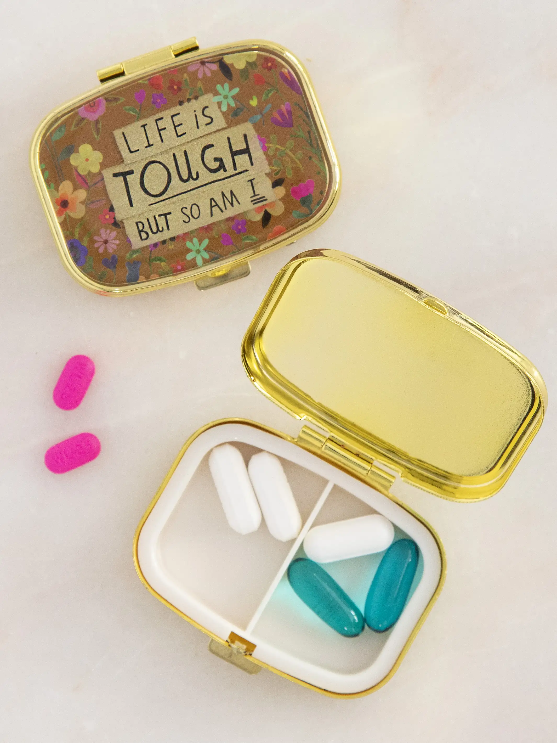 Pill Box Holder - Life Is Tough