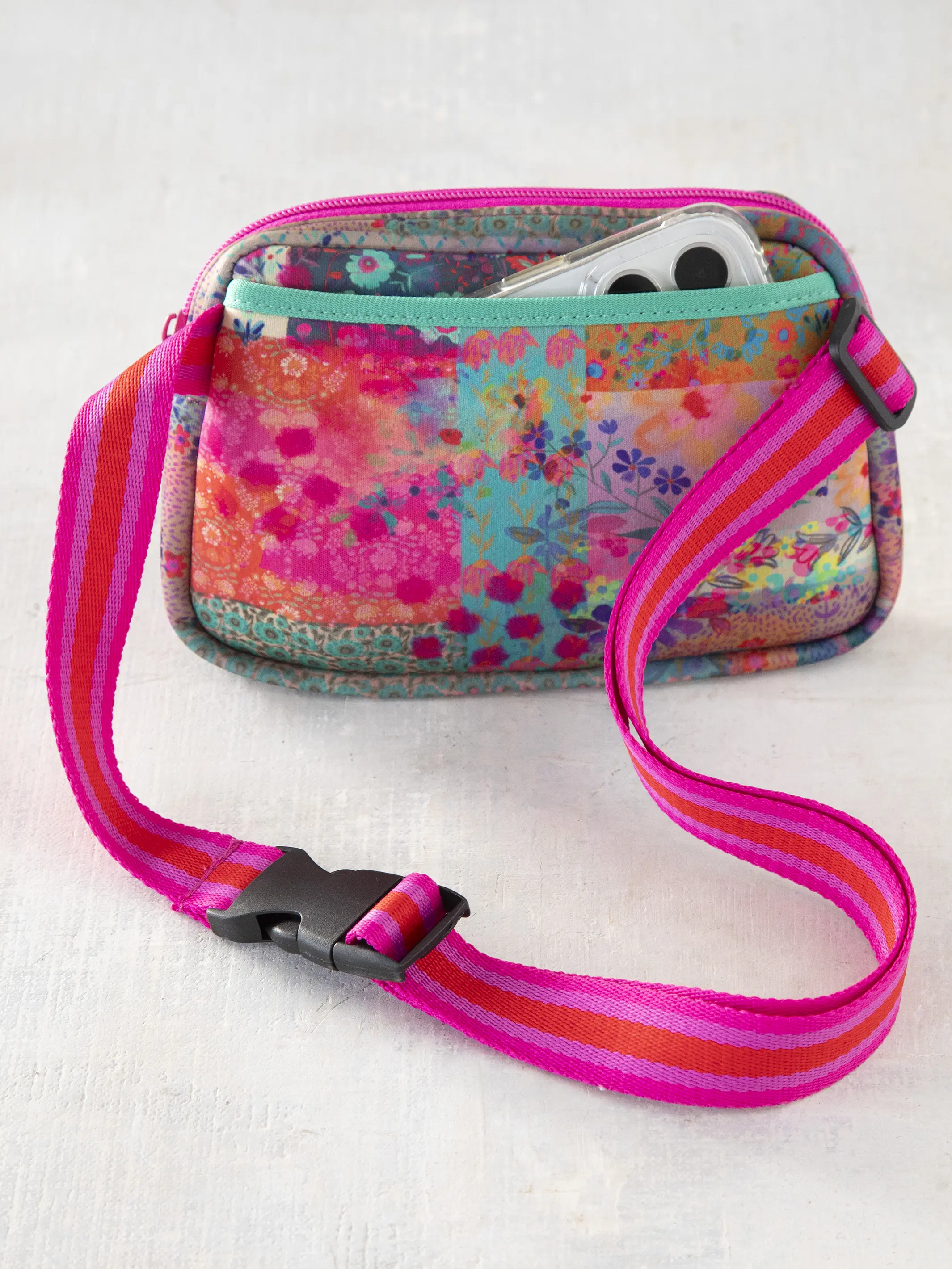 Everyday Fanny Pack - Watercolor Patchwork
