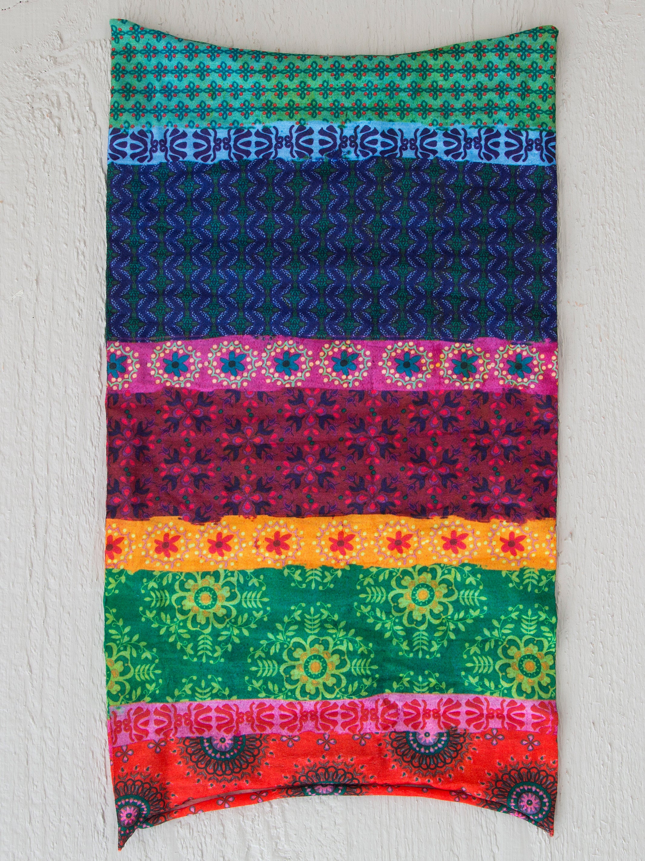 Full Boho Bandeau Headband - Multi Stripe