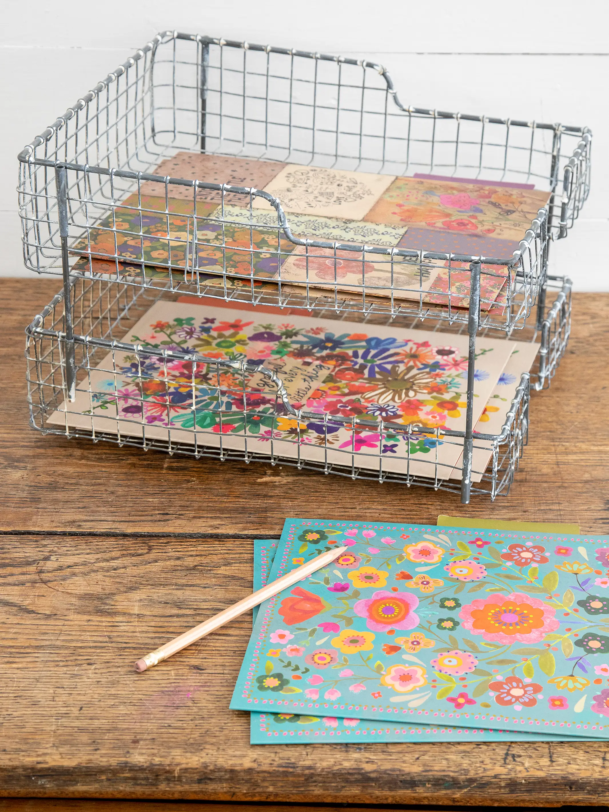 Colorful File Folders, Set of 6 - Grateful