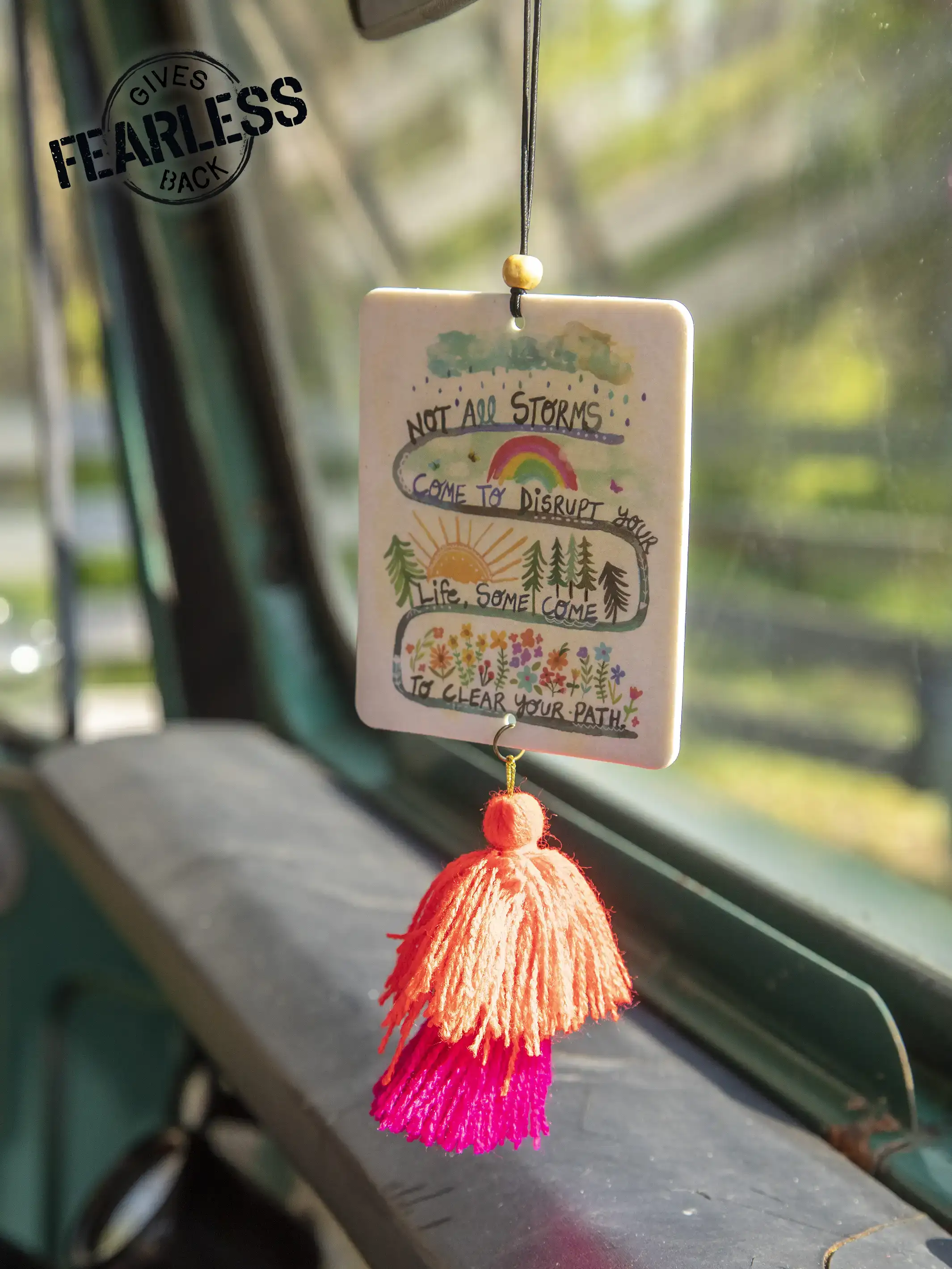 Car Air Freshener - Not All Storms