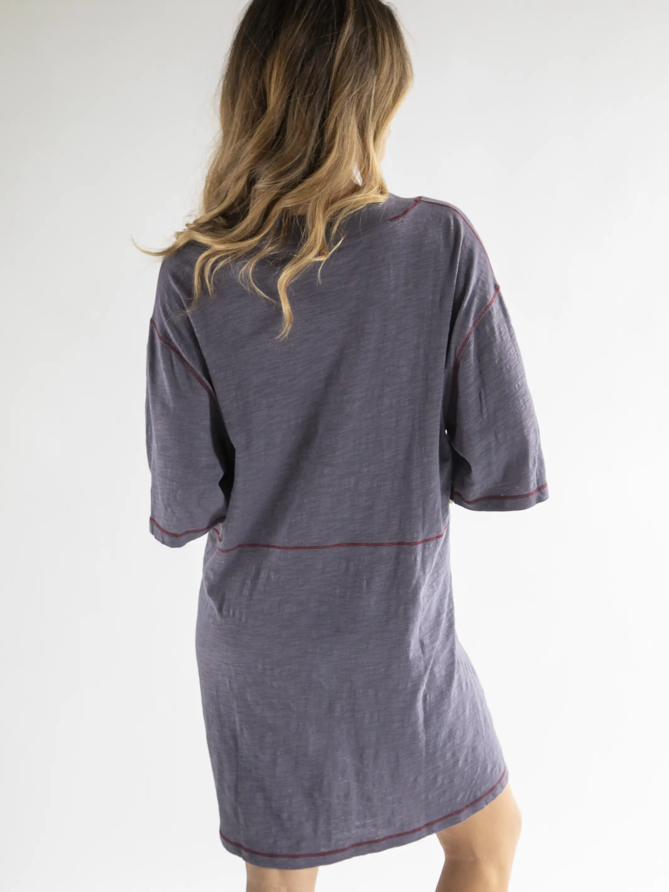 Charlie V-Neck Dress - Light Purple