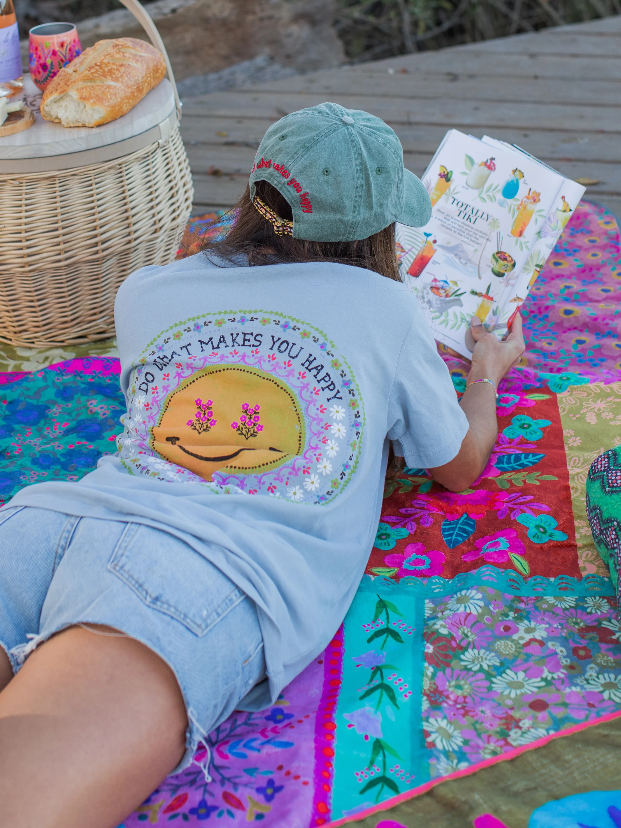 XL Water Resistant Picnic Blanket - Patchwork